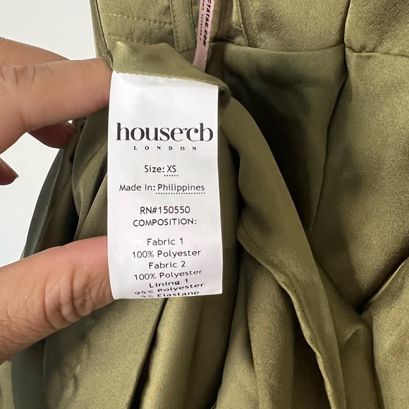 House of CB Myrna olive green corset midi dress size XS! - Picture 10 of 13